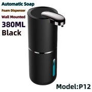 Automatic Soap Dispenser Touchless Foaming Soap Dispenser 380ml USB Rechargeable Electric 4 Level Adjustable For Home