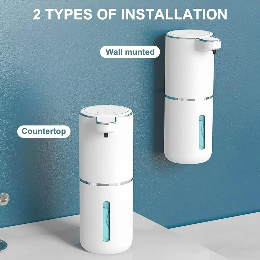 Automatic Soap Dispenser Touchless Foaming Soap Dispenser 380ml USB Rechargeable Electric 4 Level Adjustable For Home